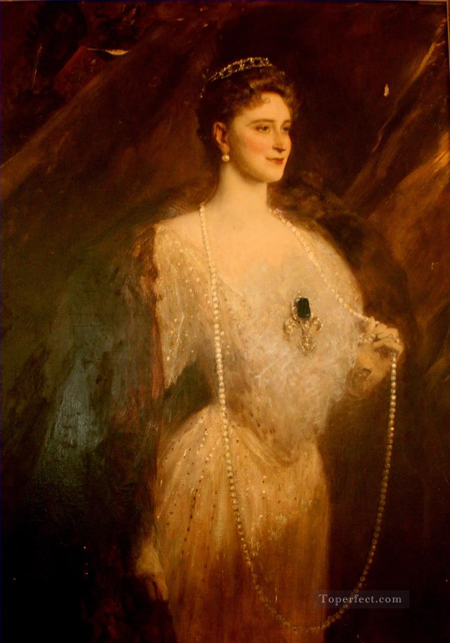Portrait of the Empress Alexandra Fyodrovna Jean Joseph Benjamin Constant Orientalist Oil Paintings
